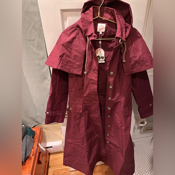 Emmy Design Sweden No Shit Sherlock Trench Coat - Picture 6 of 9